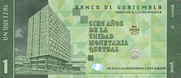 PN129 Guatemala - 1 Quetzal (2023 Comm. (2024))
